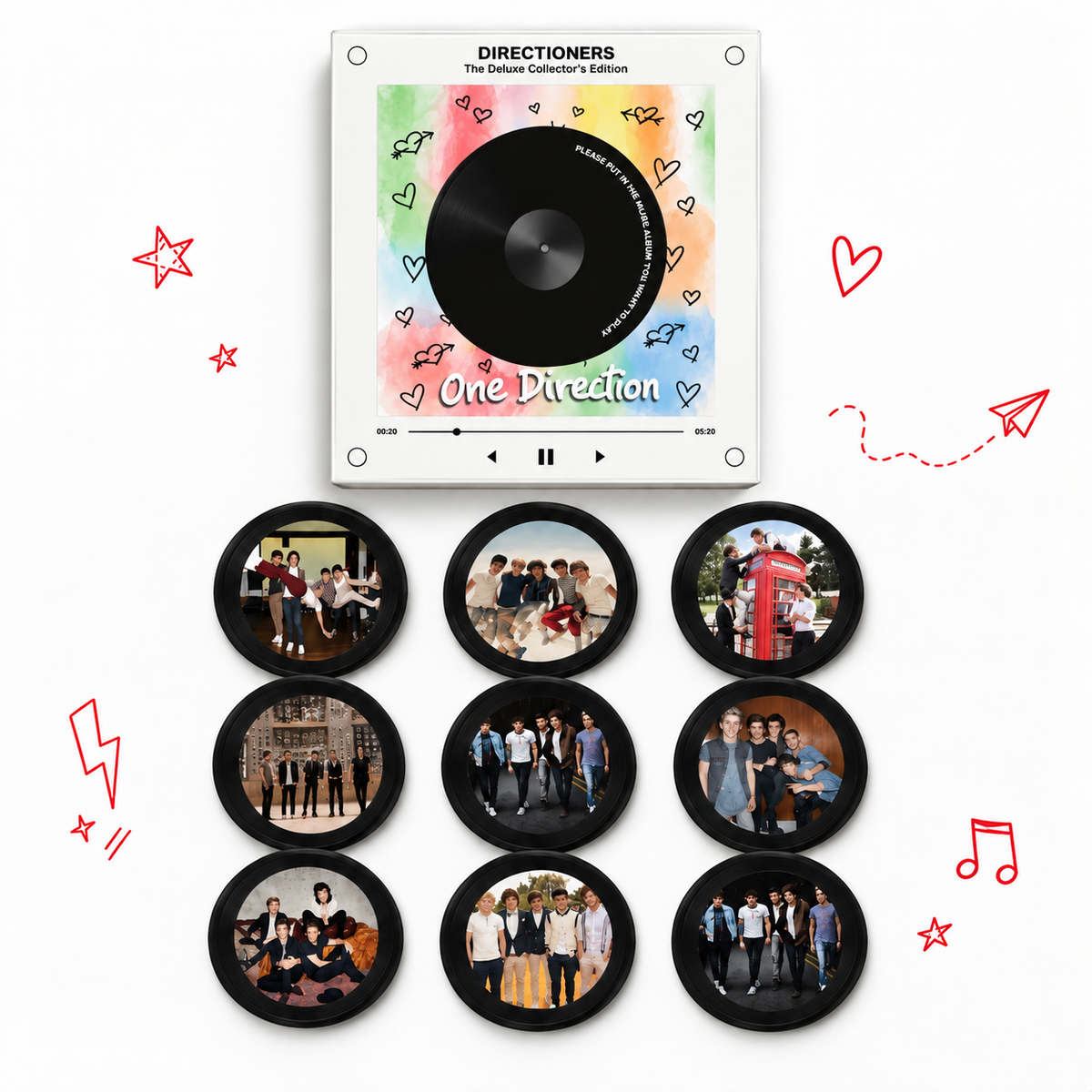 1 Direction Magnetic Vinyls
